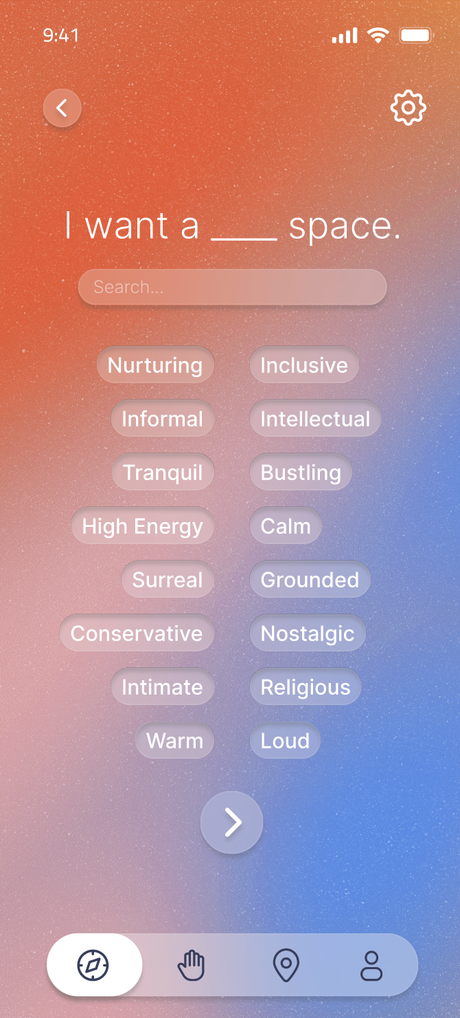 Clair customize screen